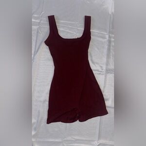 Elegant Sleeveless Maroon Jumpsuit